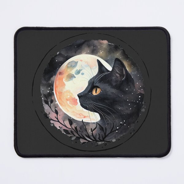 Item preview, Witchy Black Cat in the Moonlight designed and sold by RakelMacc.