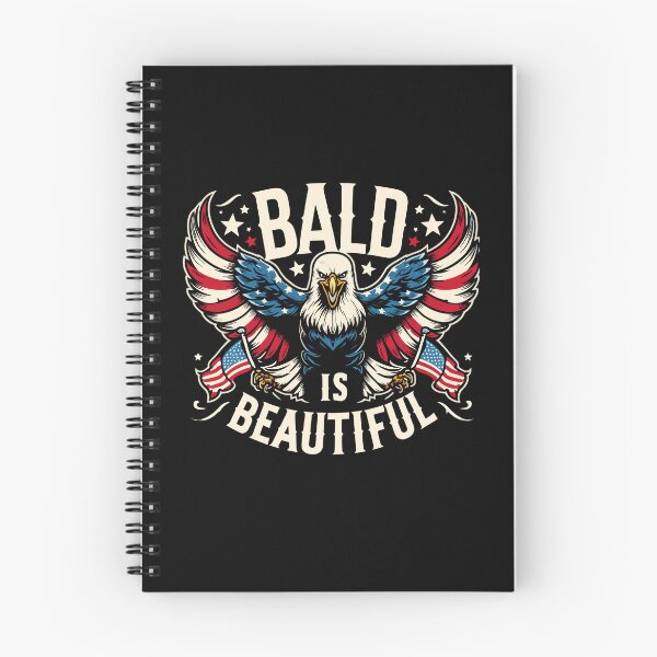 Item preview, Bald Is Beautiful 4th of July Independence Day American Eagle designed and sold by Dressed For  Duty.