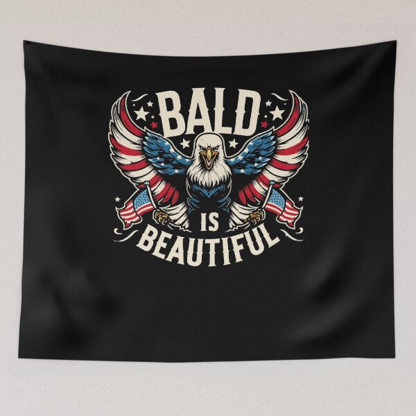 Item preview, Bald Is Beautiful 4th of July Independence Day American Eagle designed and sold by Dressed For  Duty.