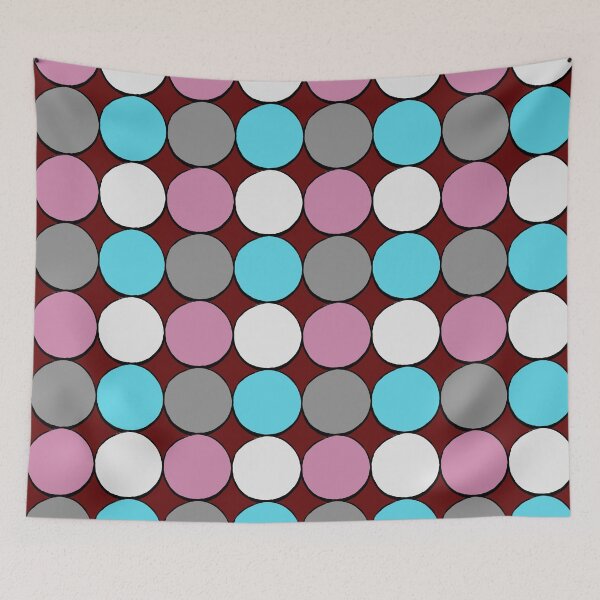 Item preview, retro pop art polka dot pattern designed and sold by pauloneill-art.