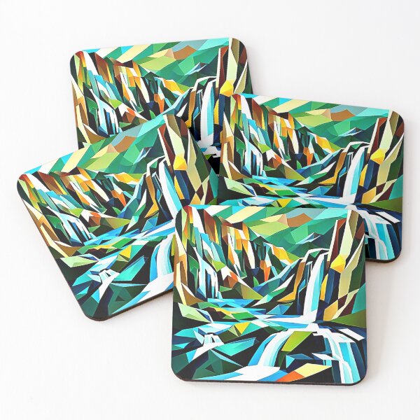 Item preview, Mountain Waterfall 16 designed and sold by George Hutton Hunter.