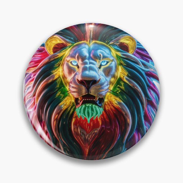 Item preview, Neon Glass  Lion  designed and sold by sahbender.