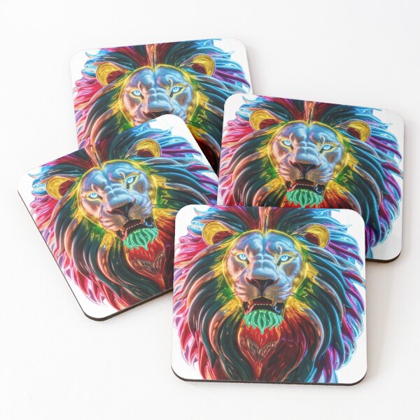 Item preview, Neon Glass  Lion  designed and sold by sahbender.