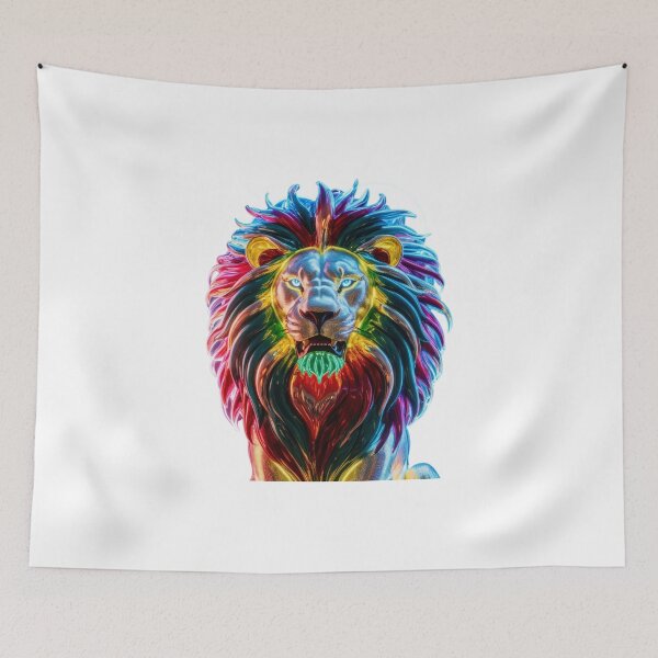 Item preview, Neon Glass  Lion  designed and sold by sahbender.