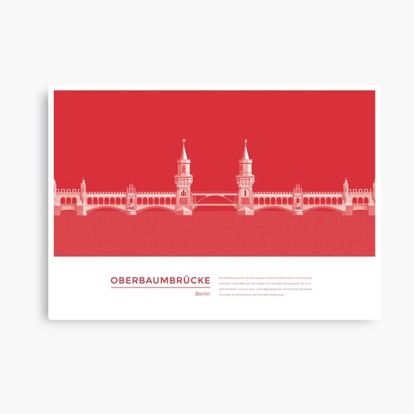 Artikel-Vorschau von Die Oberbaumbrücke in Berlin, designt und verkauft von Michael Kunter.