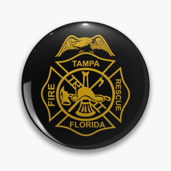 Item preview, TAMPA FLORIDA FIREFIGHTER FIRE DEPARTMENT RESCUE PARAMEDIC RARE designed and sold by miyazdesignart.