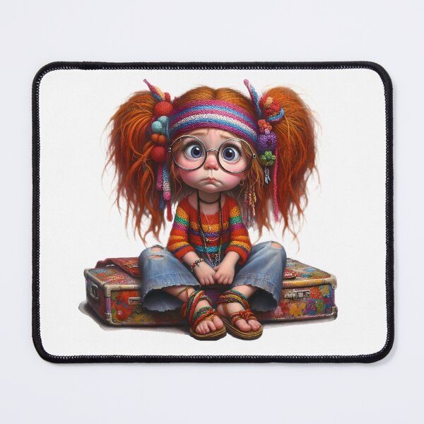 Item preview, Boho girl travelling designed and sold by Ssevi.