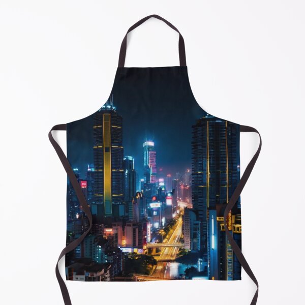 Item preview, Neon style futuristic cityscape designed and sold by mikaws.