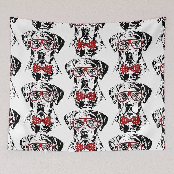 Item preview, Louisiana Catahoula Leopard Dog with glasses designed and sold by dogarts.