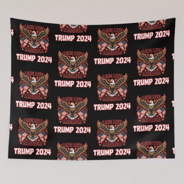Item preview, Trump Long Live America 2024 designed and sold by WoodburyLake.