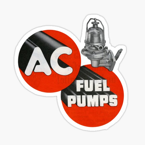1950s Automobili. The Fuel Pump! Sticker