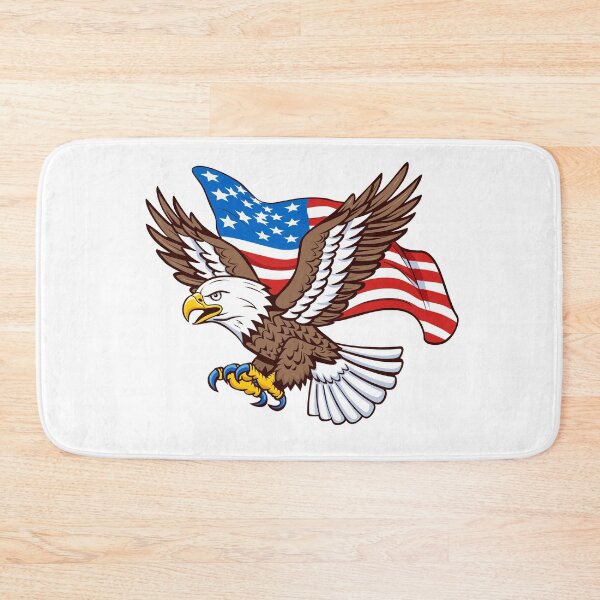 Item preview, 4th July eagle with usa flag gift designed and sold by BlushRoses7.