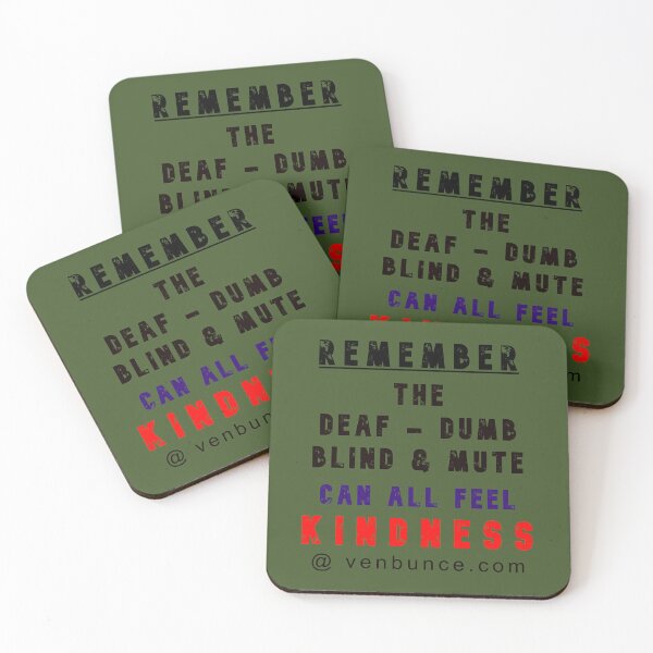 Item preview, Deaf Dumb Blind Mute - Kindness designed and sold by alien almanac.