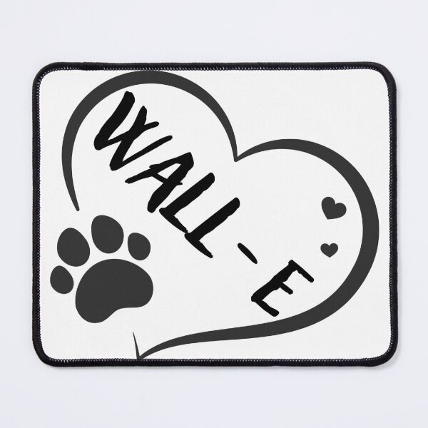 Item preview, Wall-e aname in a heart with a paw, great gift for dog or cat owners designed and sold by OCS1337.