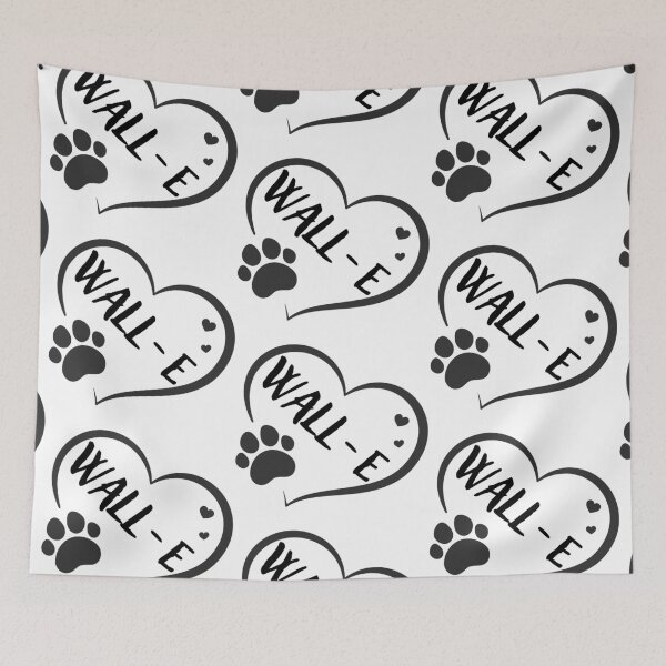 Item preview, Wall-e aname in a heart with a paw, great gift for dog or cat owners designed and sold by OCS1337.
