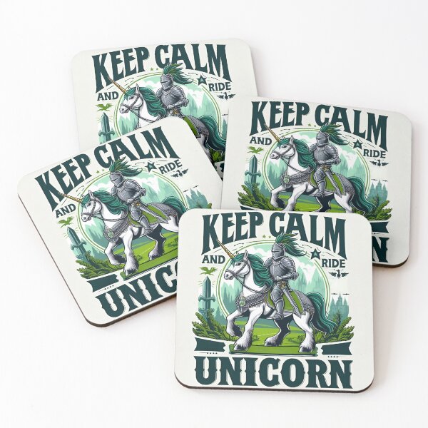 Item preview, Keep Calm And Ride a Unicorn designed and sold by CatherineLievre.