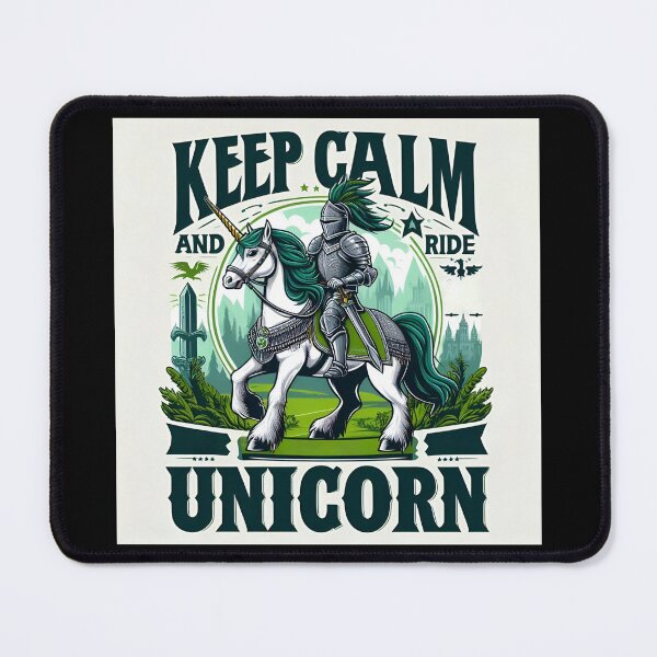 Item preview, Keep Calm And Ride a Unicorn designed and sold by CatherineLievre.