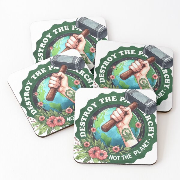 Item preview, Destroy The Patriarchy Not The Planet Feminist Earth designed and sold by vectcd.