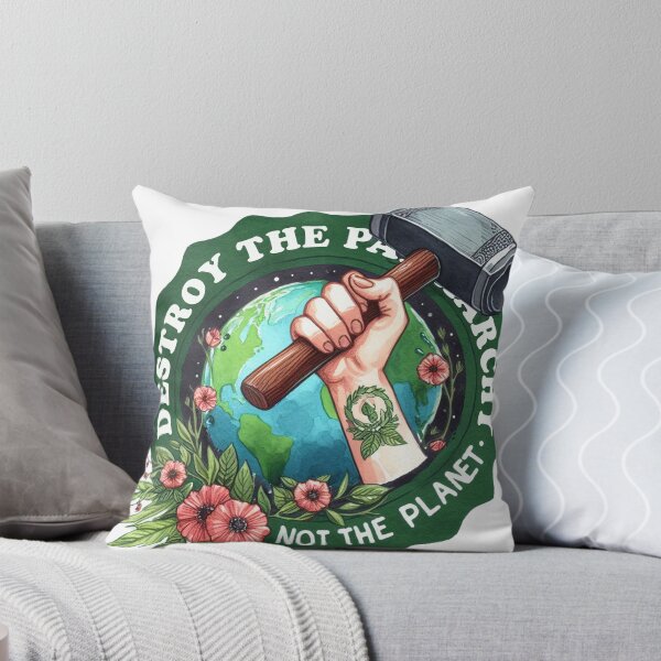 Item preview, Destroy The Patriarchy Not The Planet Feminist Earth designed and sold by vectcd.