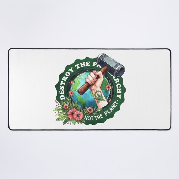 Item preview, Destroy The Patriarchy Not The Planet Feminist Earth designed and sold by vectcd.