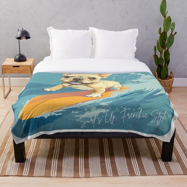 Item preview, Lindo Bulldog Francés Surf - Animales Graciosos designed and sold by SillyWare.