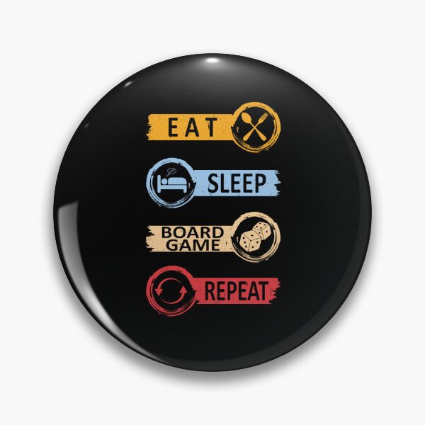 Artikelvorschau, Eat, sleep, boardgame, repeat entworfen und verkauft von strokli.