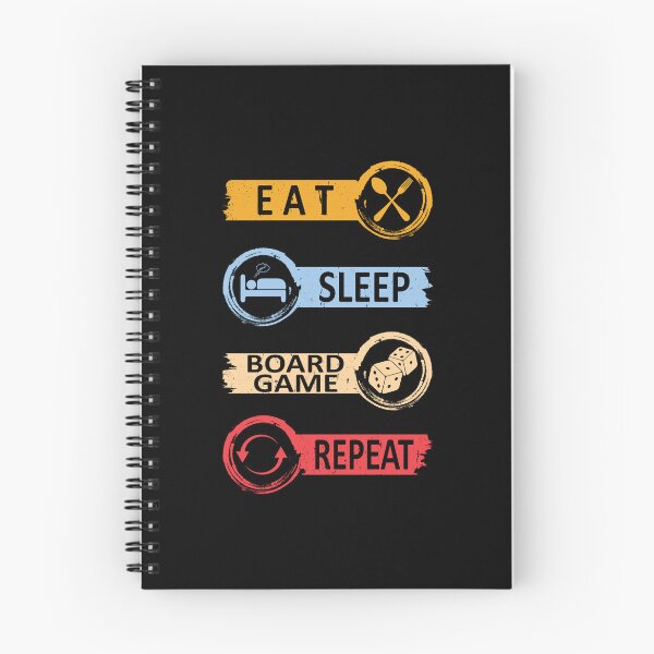 Item preview, Eat Sleep Boardgame Repeat designed and sold by strokli.