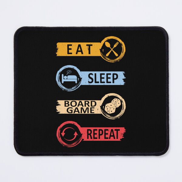 Item preview, Eat Sleep Boardgame Repeat designed and sold by strokli.