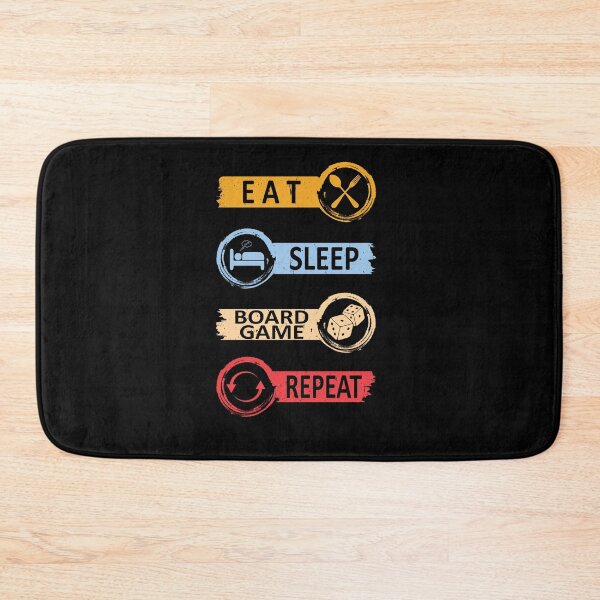 Item preview, Eat Sleep Boardgame Repeat designed and sold by strokli.