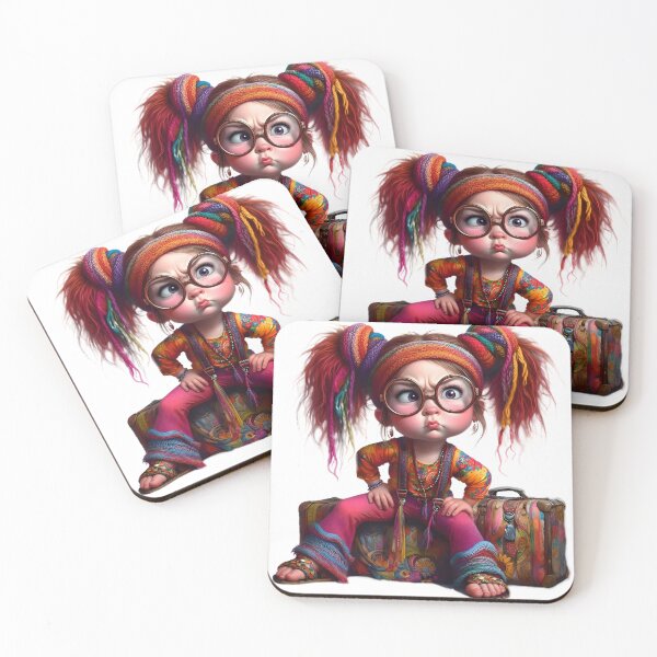 Item preview, Boho girl travelling designed and sold by Ssevi.