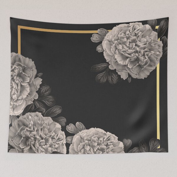 Item preview, Flowers on a winter night designed and sold by AbsentisDesigns.