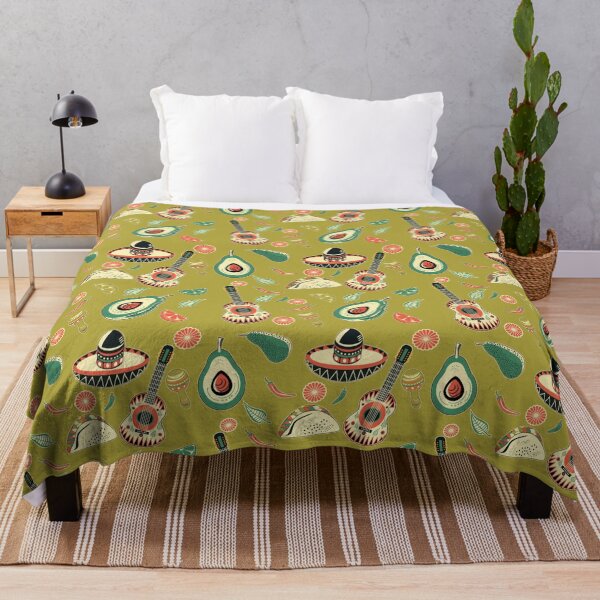 Item preview, Chillin' with Chilis - Mexican Style Pattern on the  Lime Green Background  designed and sold by IraNiva.