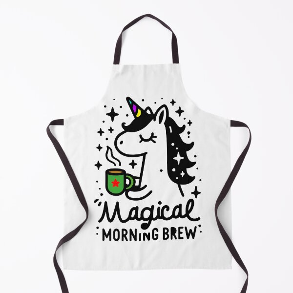 Aperçu de l'œuvre Magical Morning Brew - Licorne avec Tasse de Café créée et vendue par ObjCrea123.