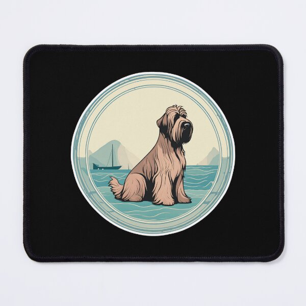 Item preview, Traveler dog in the sea briard dog onwer designed and sold by GoodyPaws.