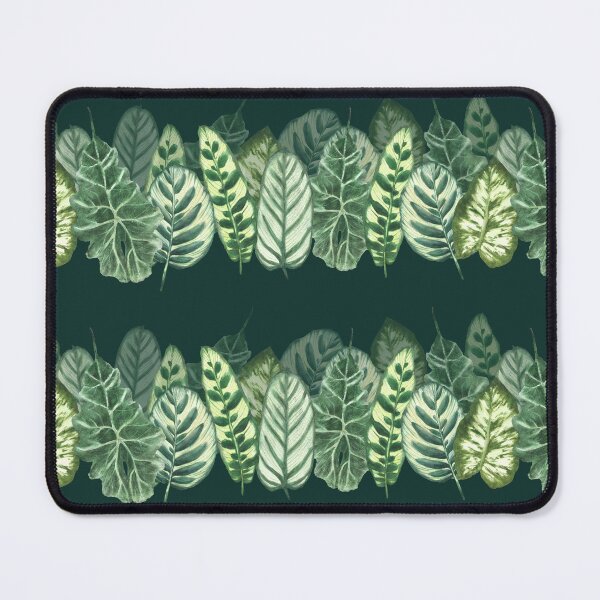 Item preview, Copy of Tropic leaves, summer exotic green Hawaiian border, pattern Watercolor hand drawn clipart designed and sold by BartolArt.