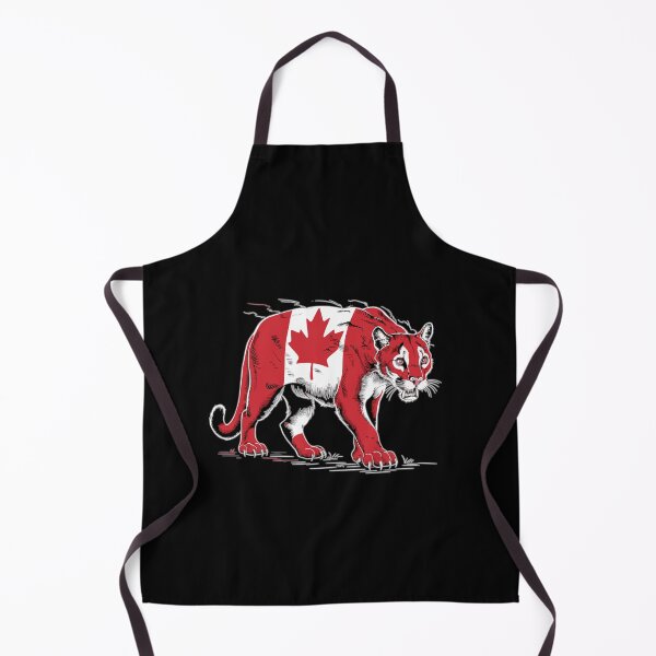 Item preview,  Maple Leaf Patriotic Cougar Canada Flag  designed and sold by Smix Pixels.
