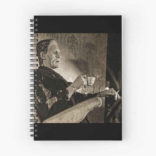 Item preview, La monstruosa pausa para el café de Fankenstein. Boris Karloff tomando café.  designed and sold by el-padre.