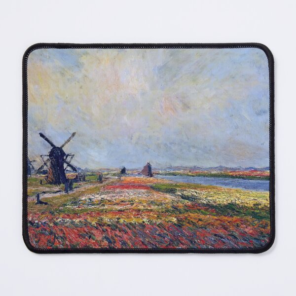 Item preview, Fields of Flowers and Windmills near Leiden - Claude Monet designed and sold by dottyshai.