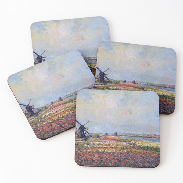 Item preview, Fields of Flowers and Windmills near Leiden - Claude Monet designed and sold by dottyshai.