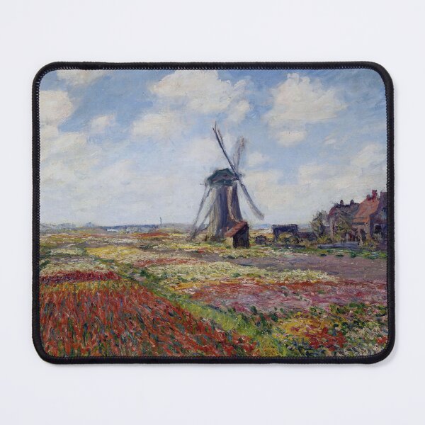 Item preview, Fields of Tulip With The Rijnsburg Windmill - Claude Monet designed and sold by dottyshai.