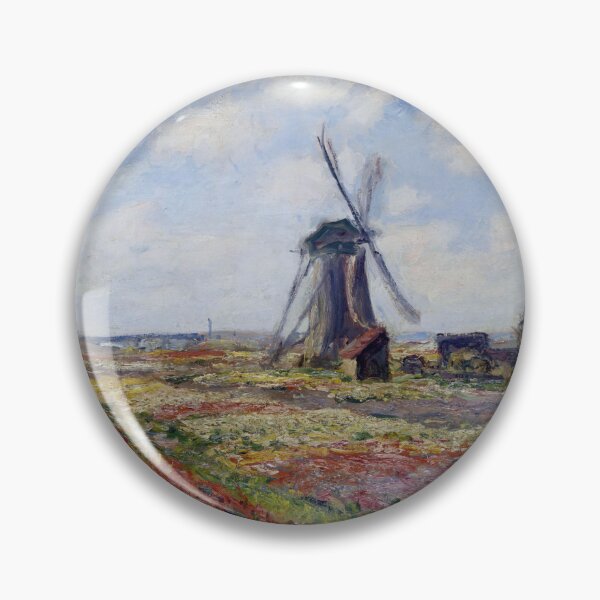 Item preview, Fields of Tulip With The Rijnsburg Windmill - Claude Monet designed and sold by dottyshai.
