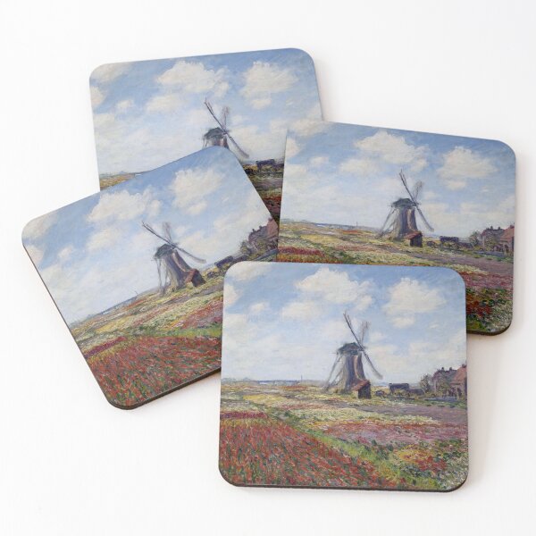 Item preview, Fields of Tulip With The Rijnsburg Windmill - Claude Monet designed and sold by dottyshai.