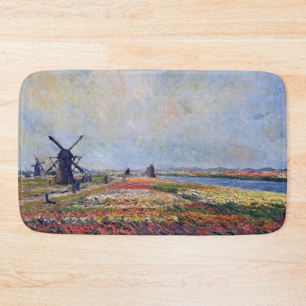 Item preview, Fields of Flowers and Windmills near Leiden - Claude Monet designed and sold by dottyshai.