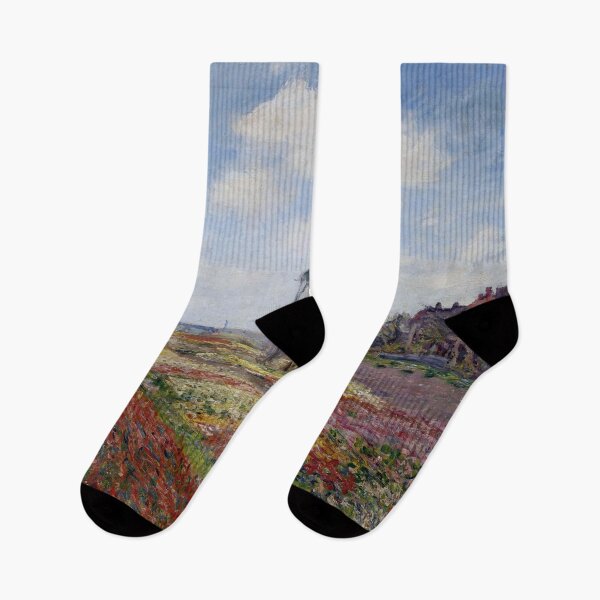Item preview, Fields of Tulip With The Rijnsburg Windmill - Claude Monet designed and sold by dottyshai.