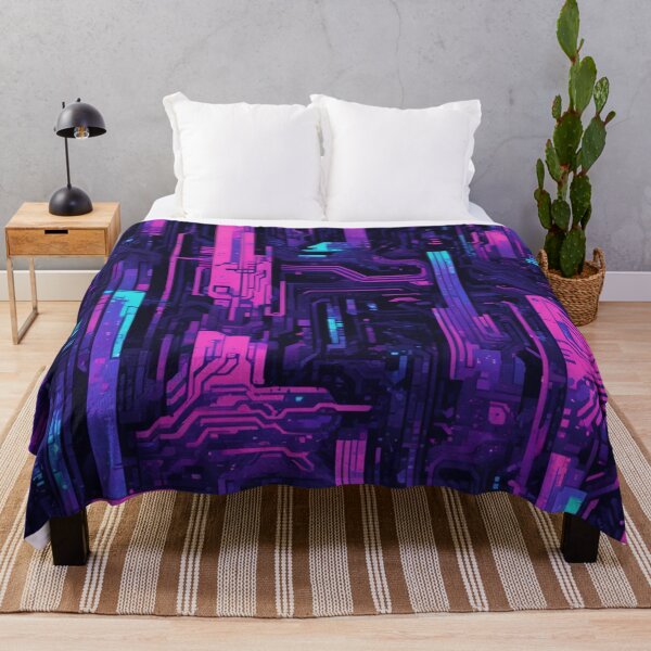 Item preview, Circuitry Design, Pixel Art, Vaporwave, Cyberpunk, Dark Art designed and sold by Burn-Ego.