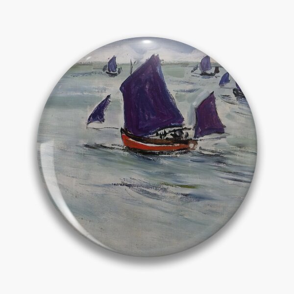 Item preview, Fishing Boats off Pourville - Claude Monet designed and sold by dottyshai.