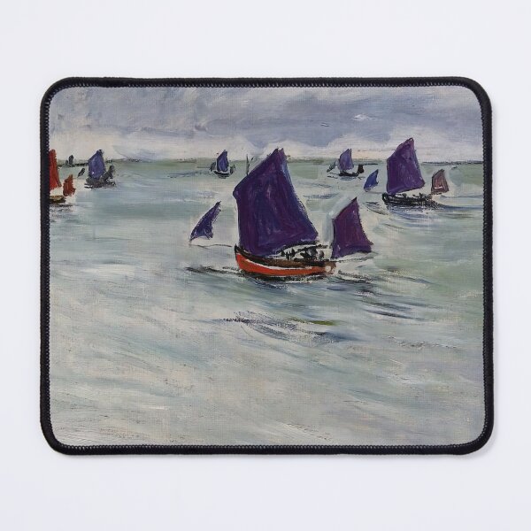 Item preview, Fishing Boats off Pourville - Claude Monet designed and sold by dottyshai.