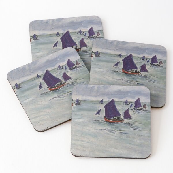 Item preview, Fishing Boats off Pourville - Claude Monet designed and sold by dottyshai.