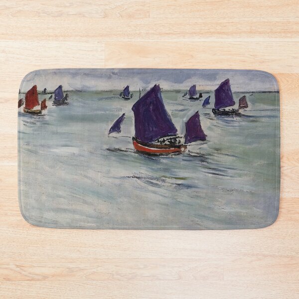Item preview, Fishing Boats off Pourville - Claude Monet designed and sold by dottyshai.