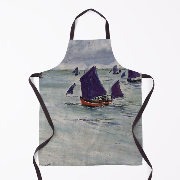 Item preview, Fishing Boats off Pourville - Claude Monet designed and sold by dottyshai.